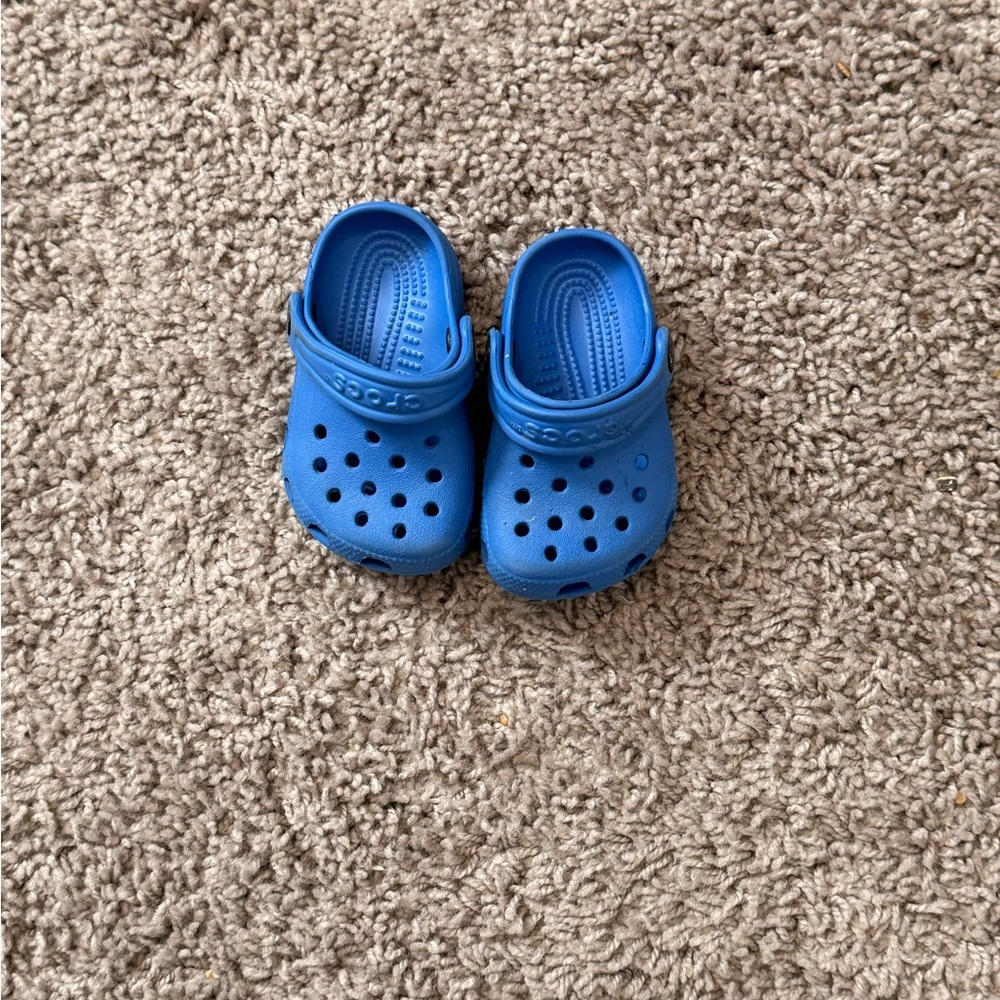 CROCS Kids Classic Blue Sandals